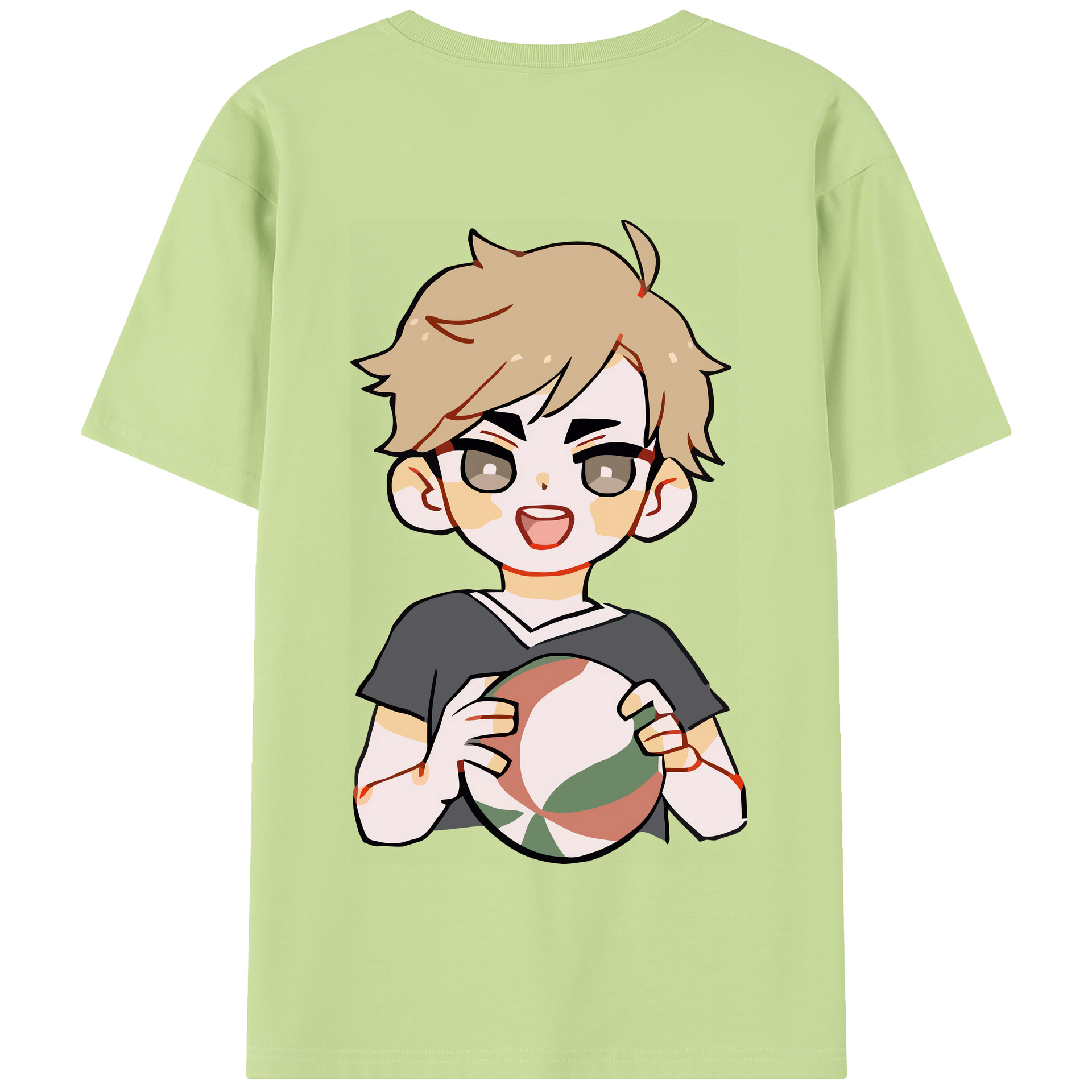 （画像用） ハイキュー!! Haikyu!! 綿100％半袖Tシャツ（背面プリント）